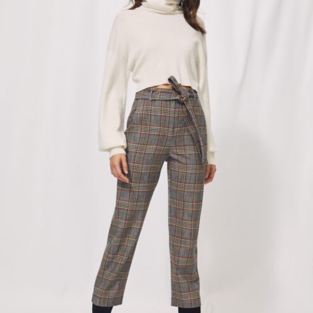 Aritzia Wildfred Check pants
